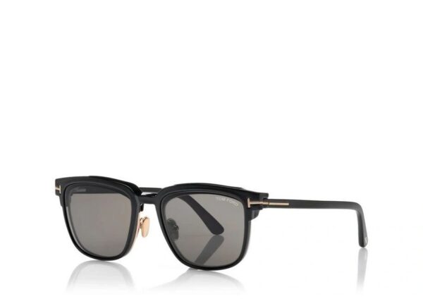 TOM FORD FT5683-B 001 Black with CLIP-ON - Image 2