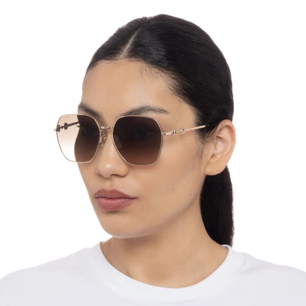 GUCCI GG0882SA 002 GOLD/BROWN - Image 2